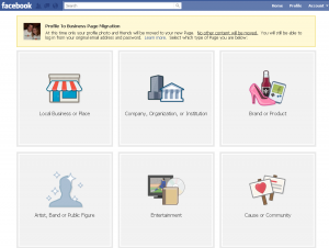 Facebook Profile Migration Tool