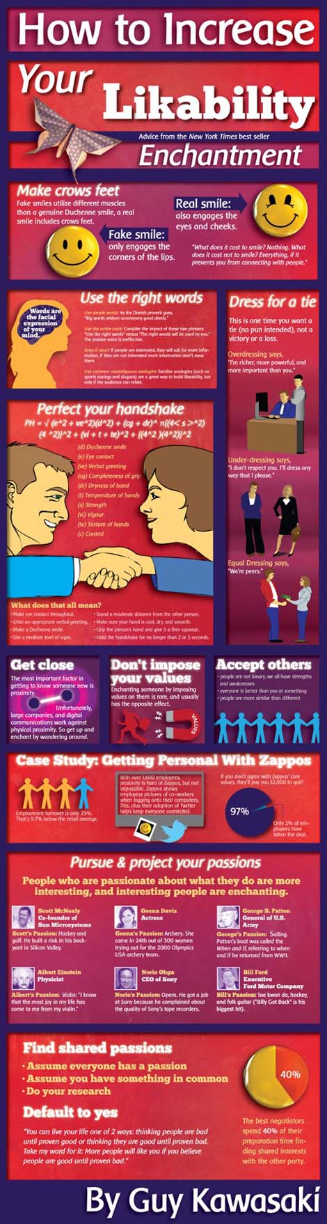 Follow these simple tips and will be networking like a pro and your likeability will climb (info-graphic)