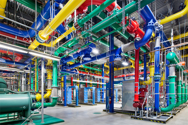Google Data Center Pipes