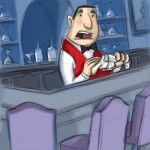 bartender cartoon