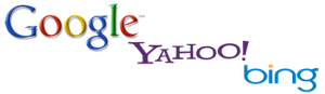 search engines google yahoo bing