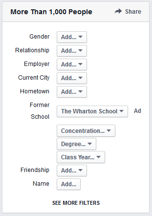 facebook graph search filters