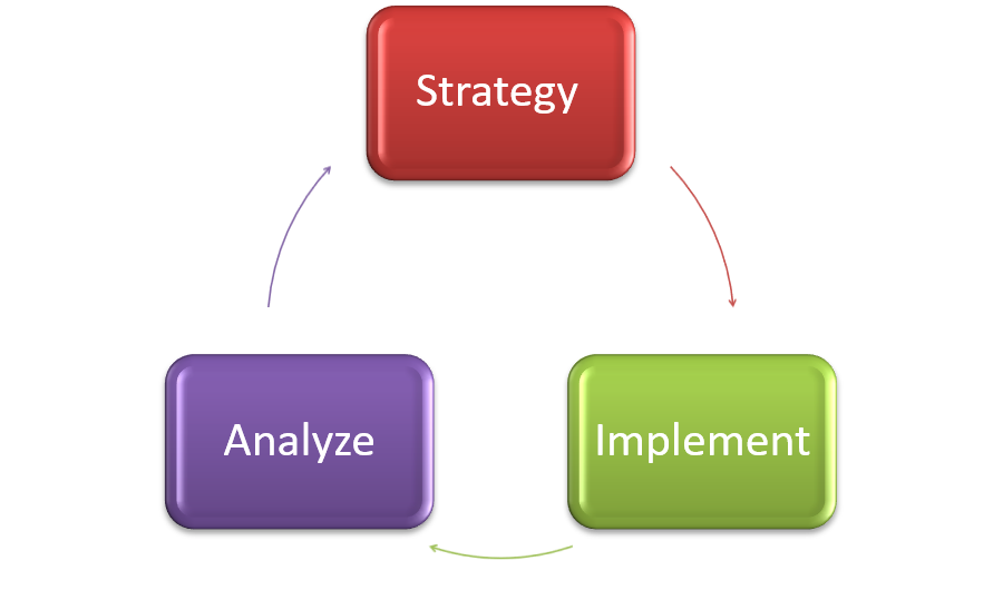 The Blackbird e-Solutions Process: Strategy - Implementation - Analyze - Repeat