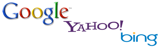 search engines google yahoo bing