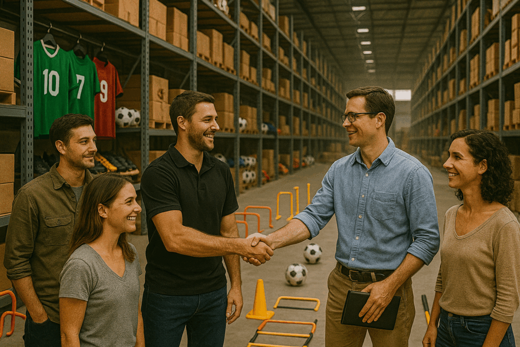 marketing teaming up with soccer gear company