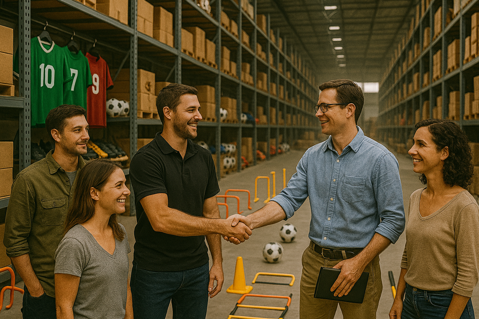 marketing teaming up with soccer gear company
