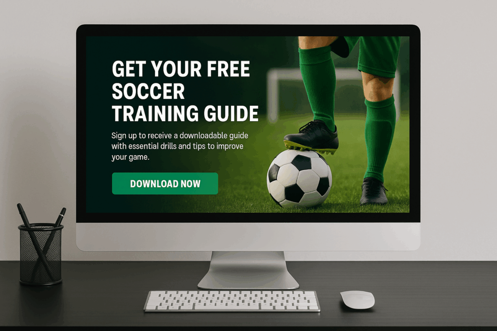 Soccer lead magnet example